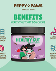 Peppy Paws Healthy Gut Soft Dog Chews (120 Chews)