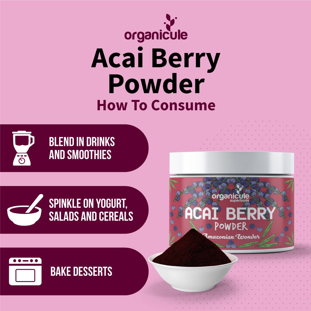 Organic Acai Berry Powder By Organicule