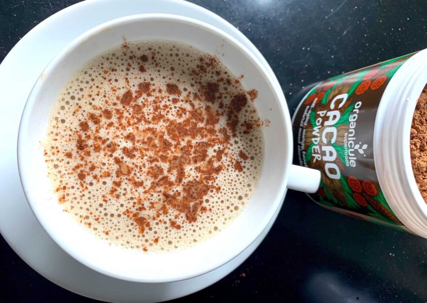 Recipe for a Raw Cacao Mocha by Amanda Luukinen