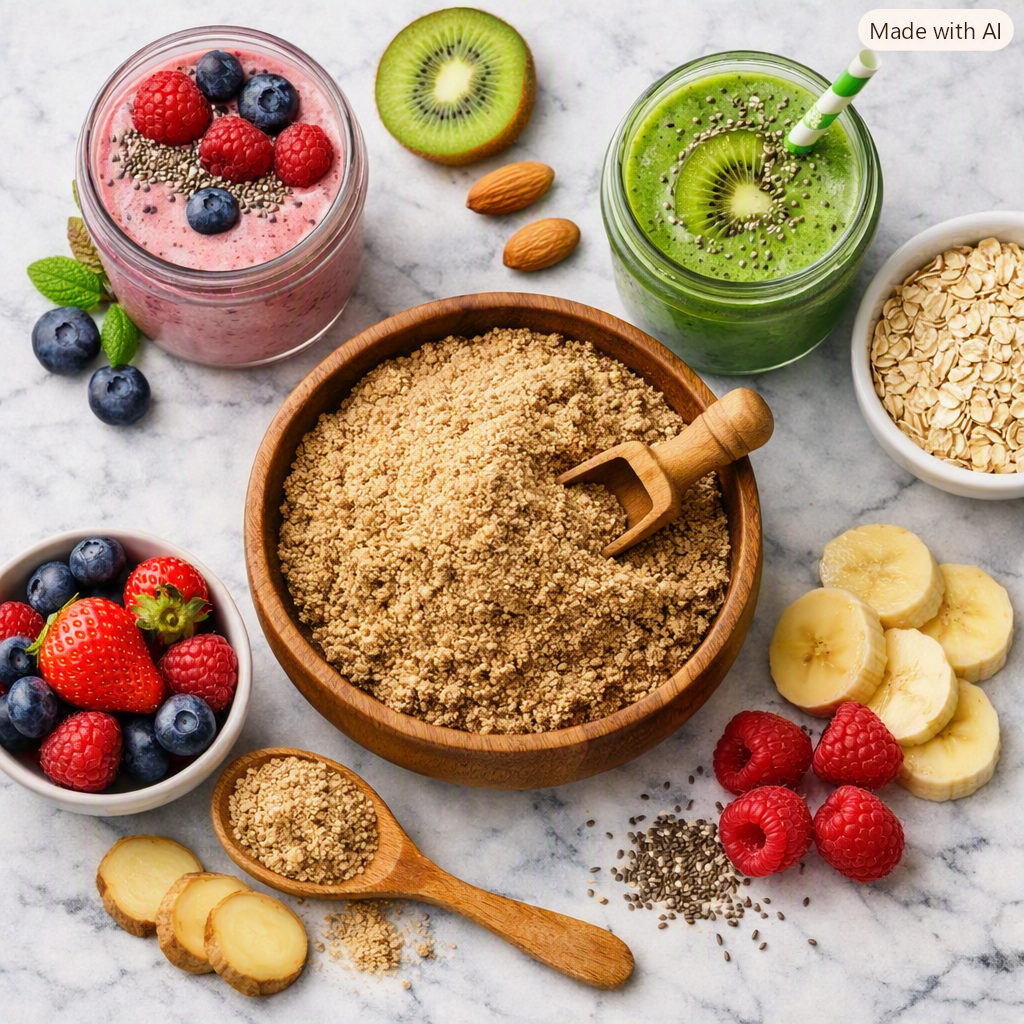Flaxseed Powder — The Secret to Better Digestion, Skin & Heart Health