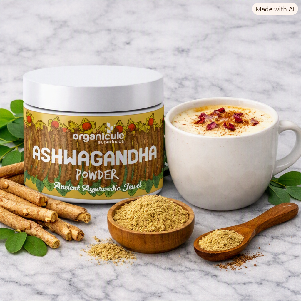 Ashwagandha Powder — Stress Relief, Better Sleep & Hormone Balance