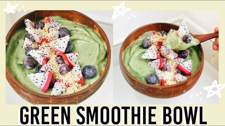 How to Make Smoothie Bowl with Spirulina (Vegan Friendly)