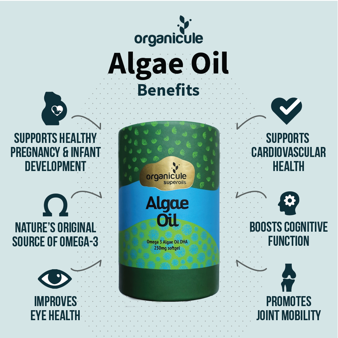 ORGANICULE OMEGA 3 ALGAE OIL DHA 250MG SOFTGEL | Organicule
