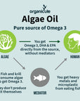 Organicule Omega 3 Algae Oil DHA 250mg Softgel