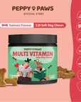 Peppy Paws Multivitamin Soft Dog Chews  (120 Chews)