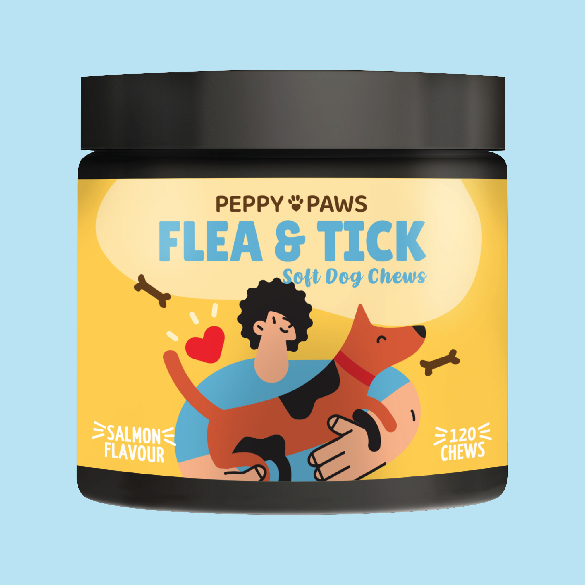 Peppy Paws Flea &amp; Tick Soft Dog Chews (120 Chews)
