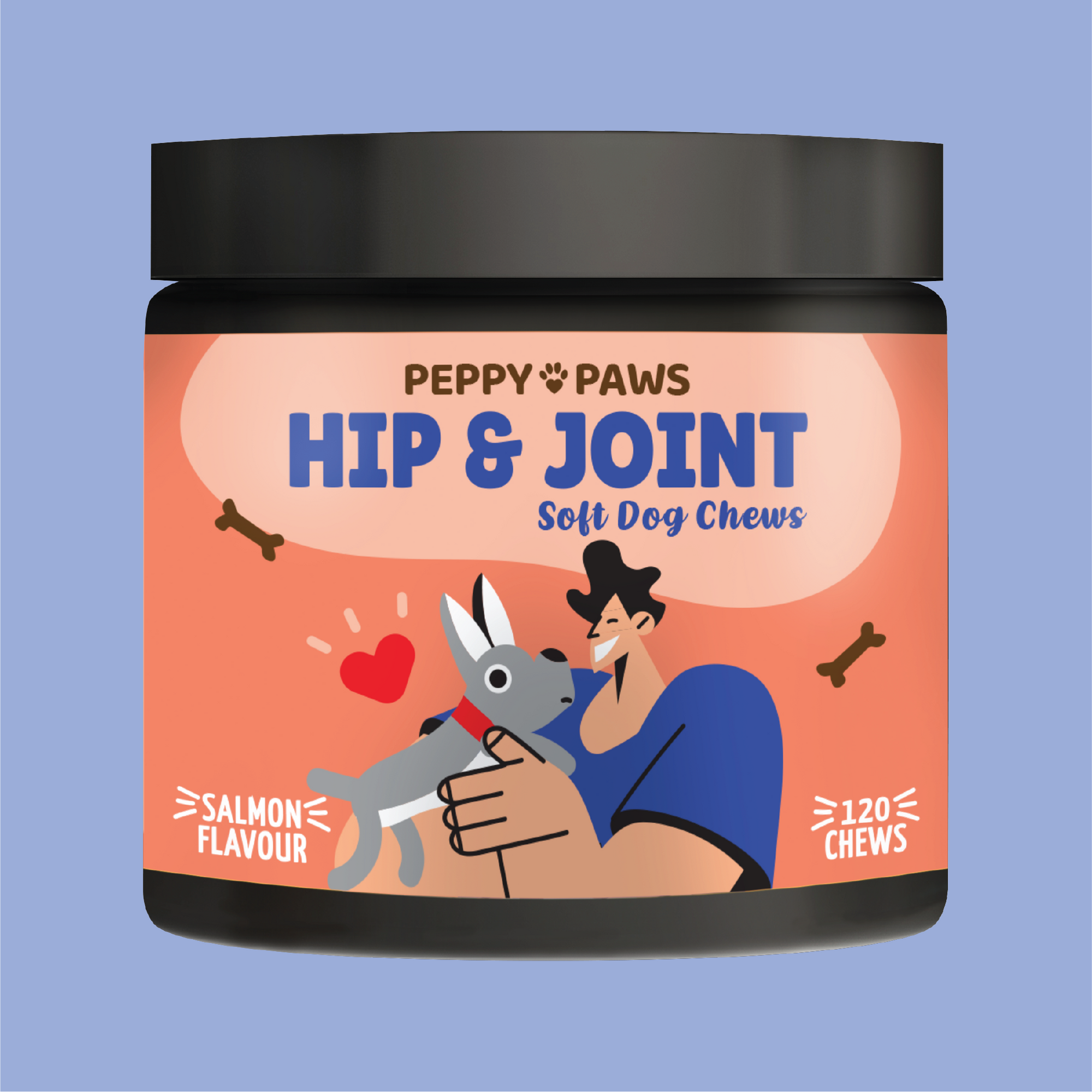Peppy Paws Hip &amp; Joint Soft Dog Chew (120 Chews)