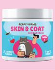 Peppy Paws Skin & Coat Soft Cat Chews (90 Chews)