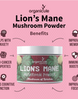 Organicule Lion's Mane Mushroom Powder 60 Grams