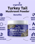 Organicule Turkey Tail Mushroom Powder 60 Grams