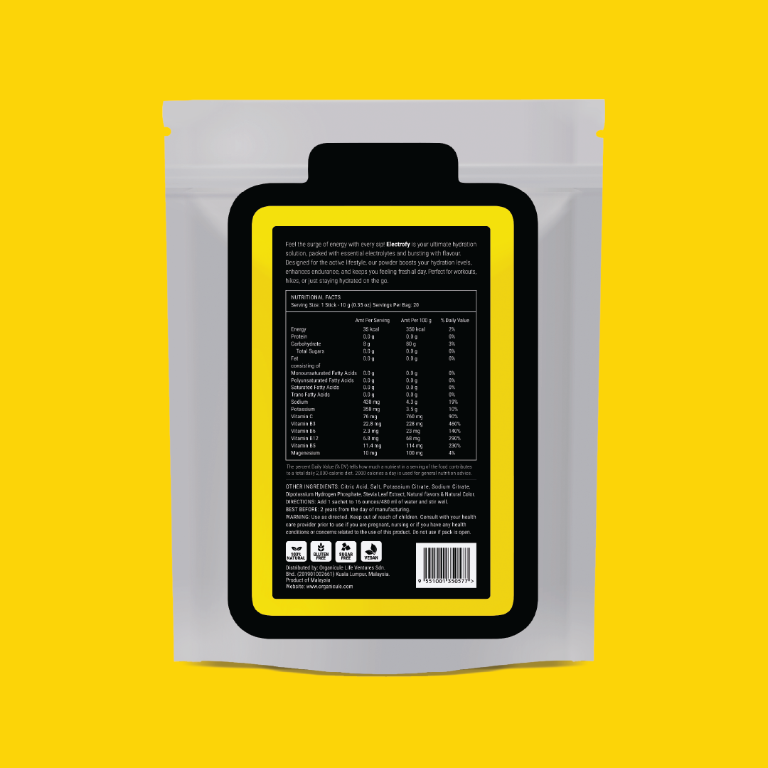 Organicule Electrofy Lemon Flavour