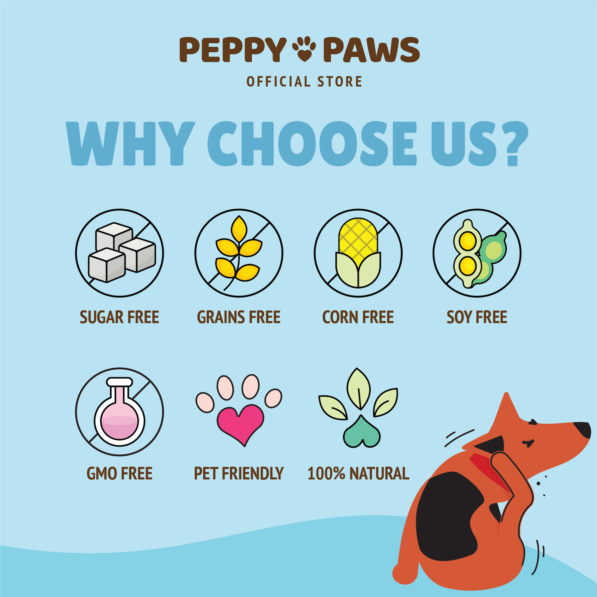 Peppy Paws Flea &amp; Tick Soft Dog Chews (120 Chews)