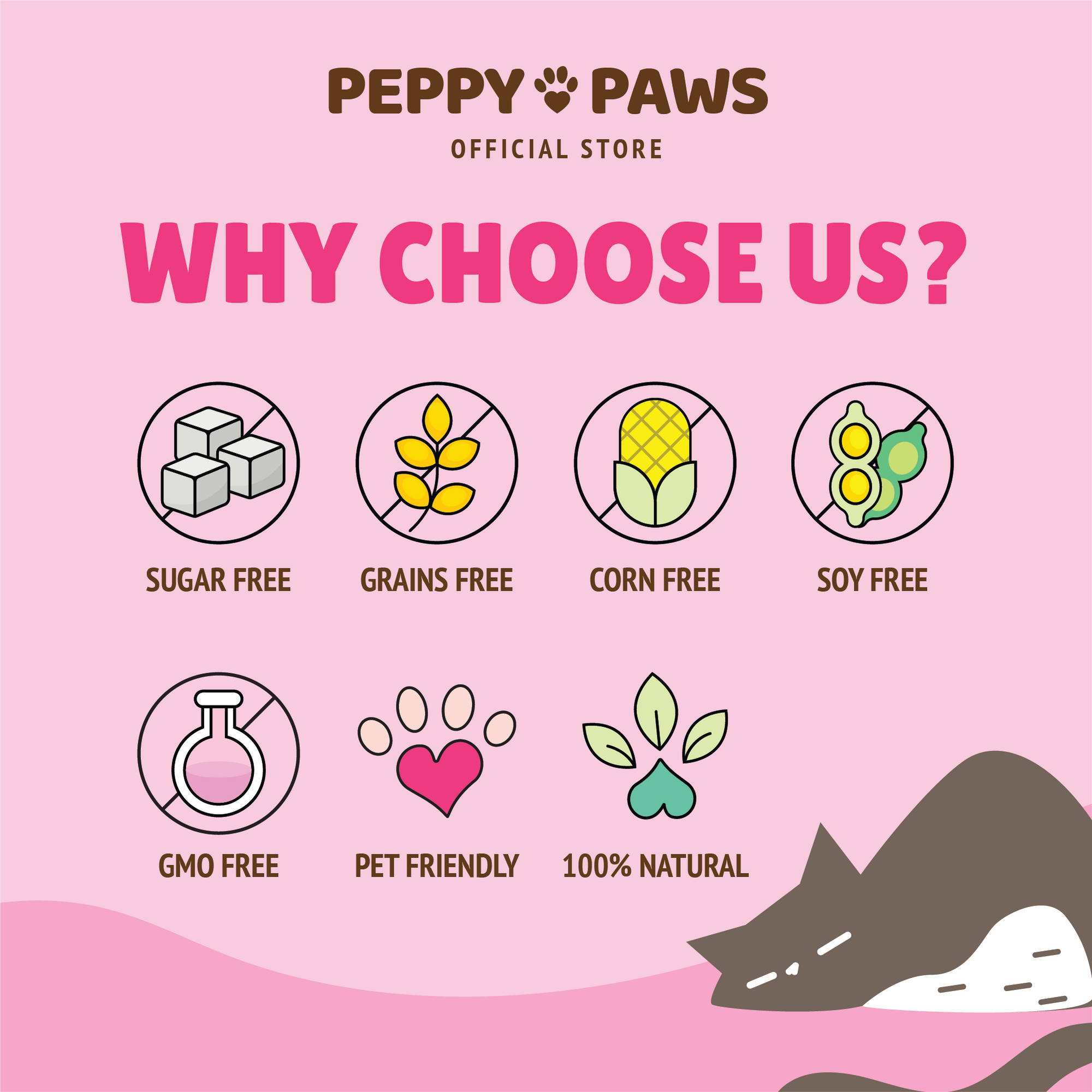 Peppy Paws Skin &amp; Coat Soft Cat Chews (90 Chews)