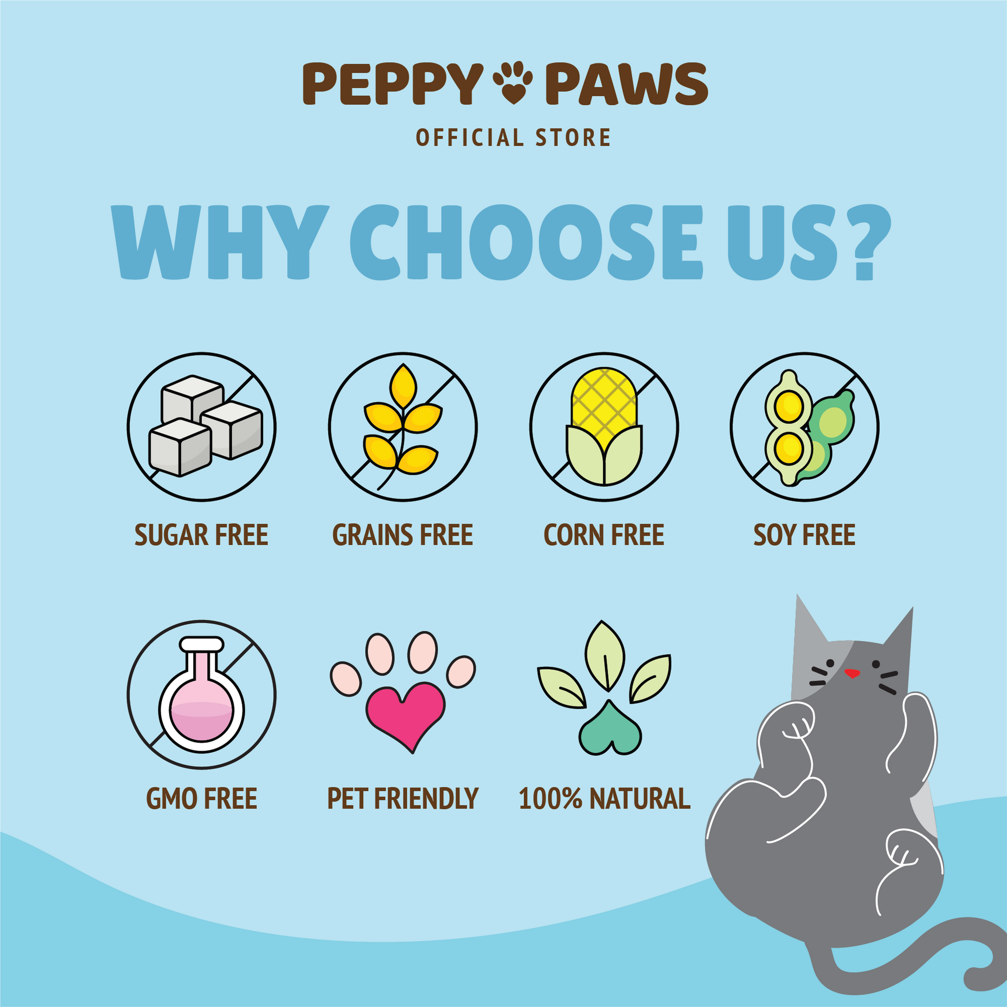 Peppy Paws Flea &amp; Tick Soft Cats Chews (90 Chews)