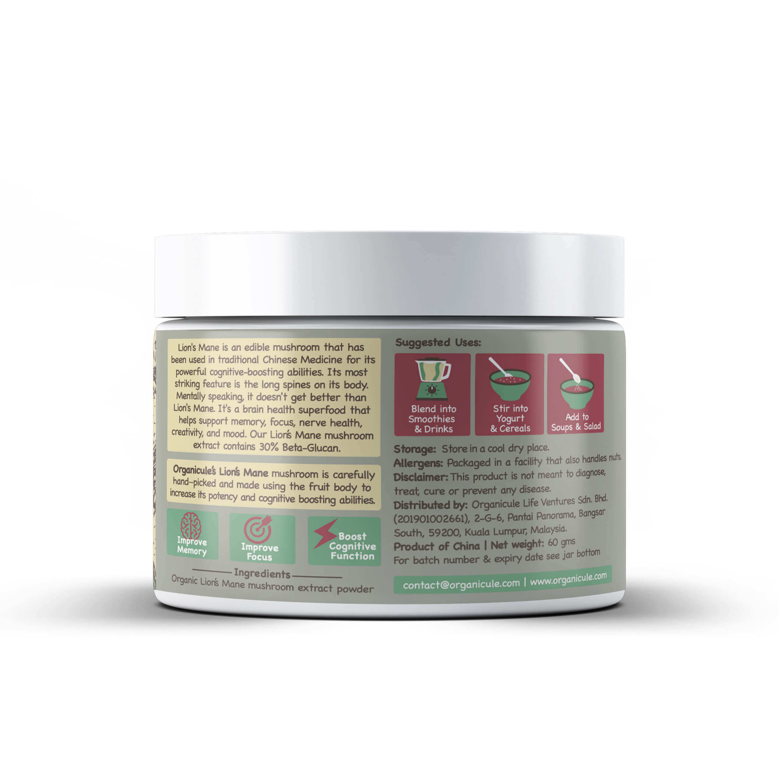 lions mane mushroom powder