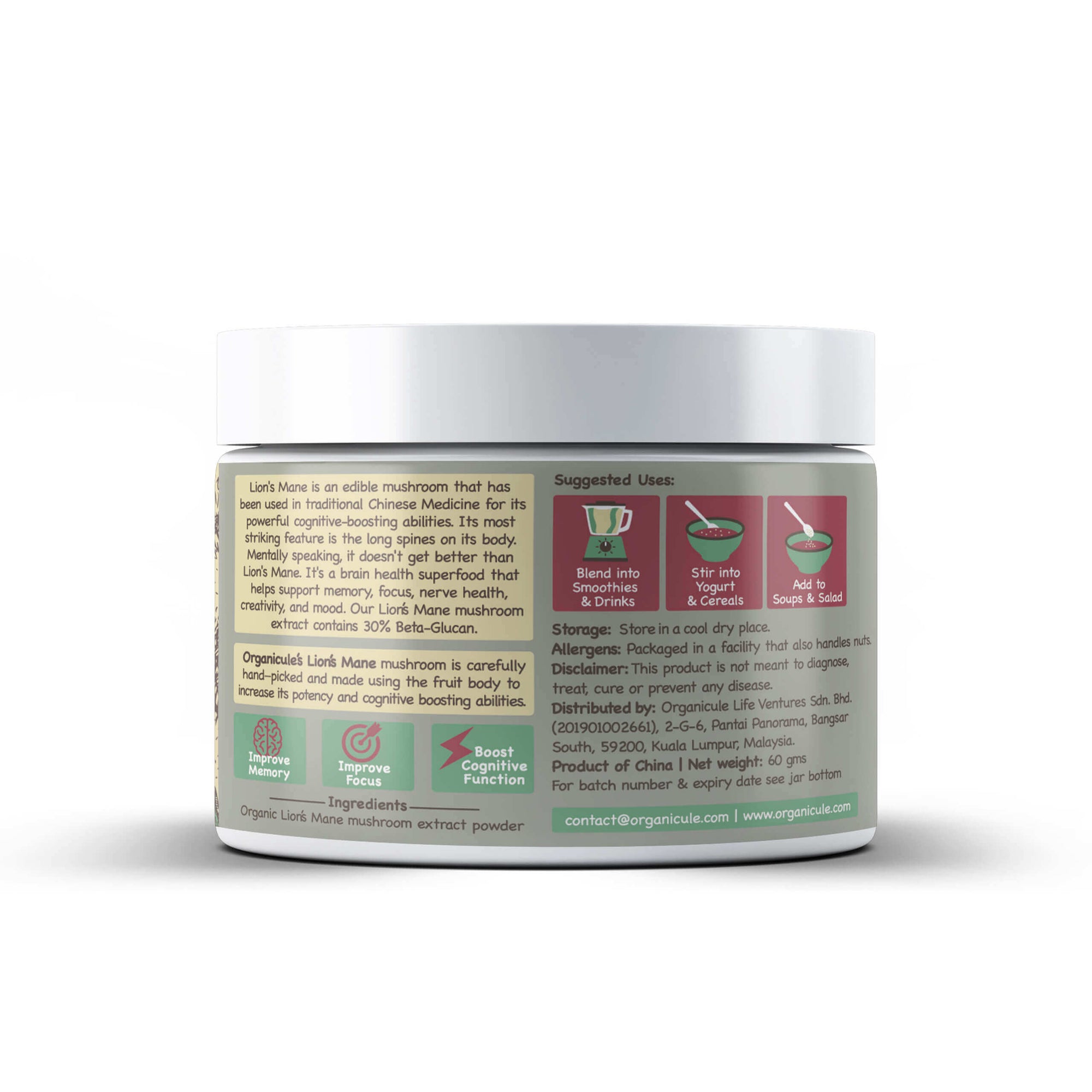 lions mane mushroom powder