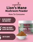 lions mane mushroom powder